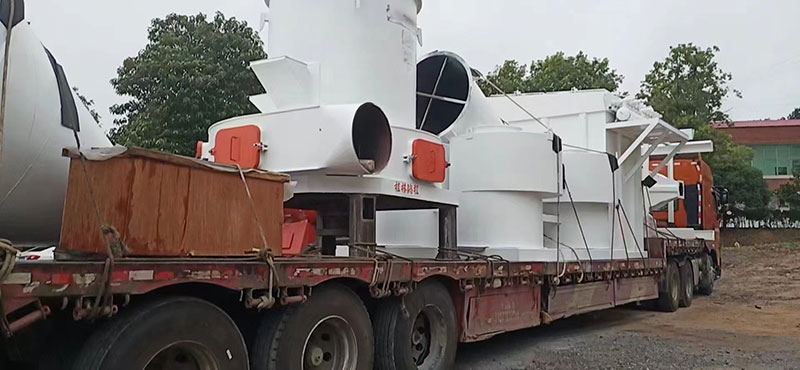 湖南某老板訂購時產十五噸氫氧化鈣生產線貨物到場剪影！