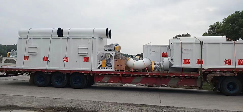 湖南某老板訂購時產十五噸氫氧化鈣生產線貨物到場剪影！