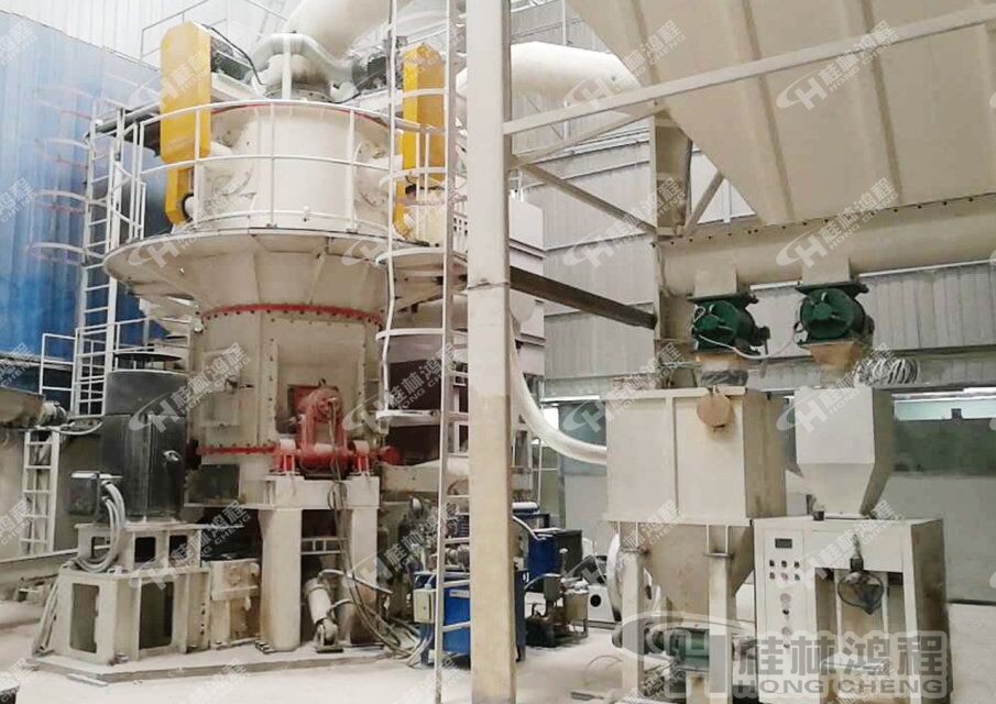 桂林鴻程石英硅磨粉機，立磨設備：HLMX超細立磨