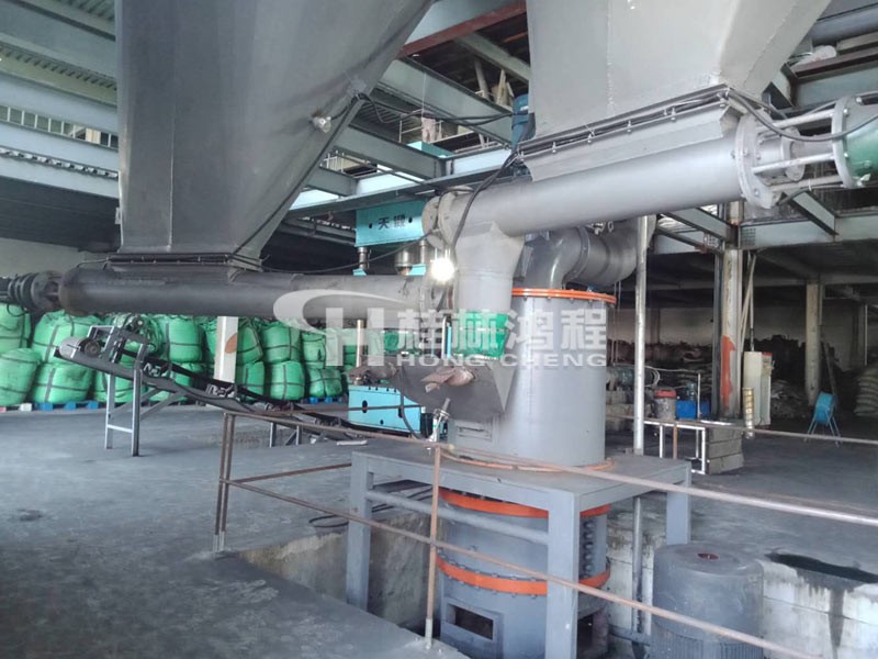 桂林鴻程竹炭超細磨粉機HCH780環(huán)輥磨粉機浙江客戶生產線 桂林鴻程竹炭超細磨粉機HCH780環(huán)輥磨粉機浙江客戶生產線