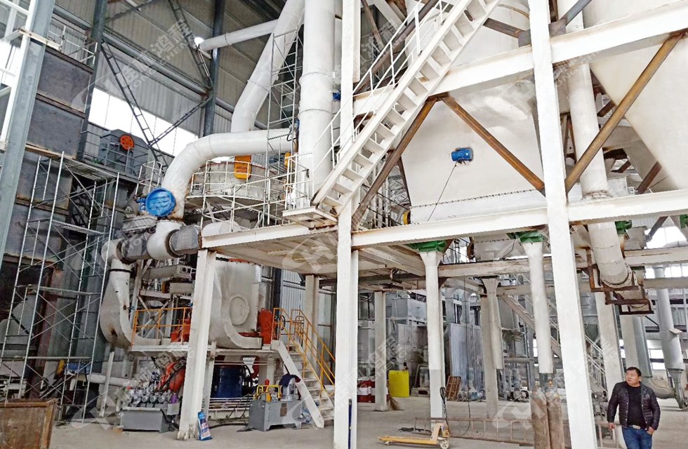 電廠脫硫石膏磨機HLMX超細立磨 電廠脫硫石膏磨機HLMX超細立磨